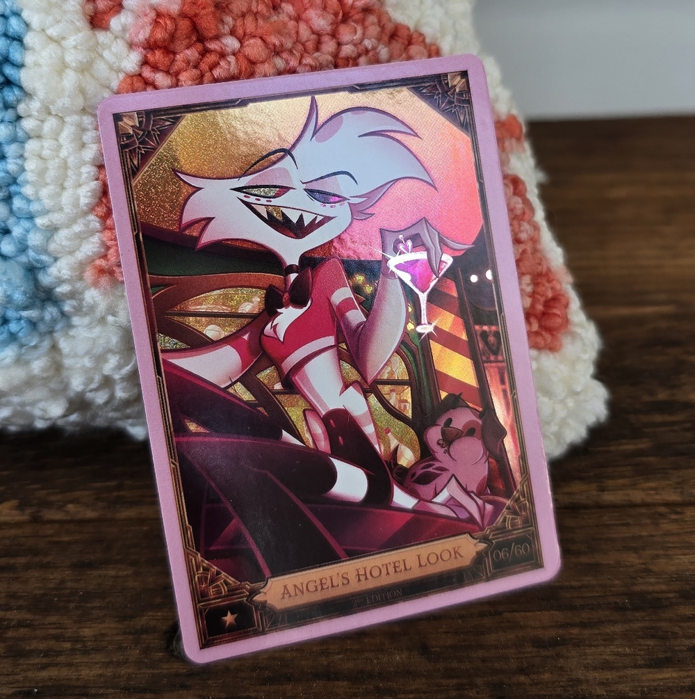 Hazbin Hotel Card Pink Foil 2nd Edition 06/60 Angel's Hotel Look